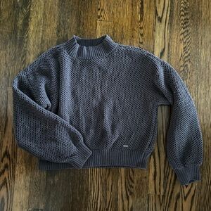 Dark grey knitted sweater